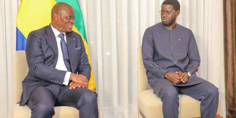 Brice Clotaire Oligui Nguema rencontre Bassirou Diomaye Faye